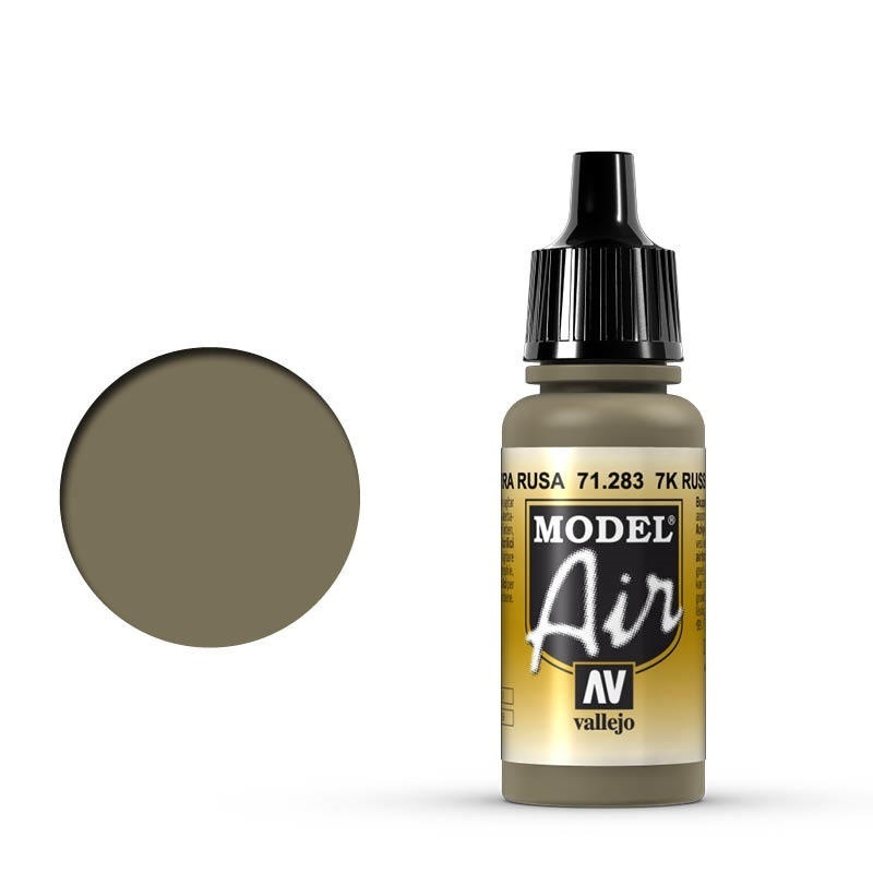 Vallejo Model Air 7K Russian Tan 17 ml Acrylic Airbrush Paint [7