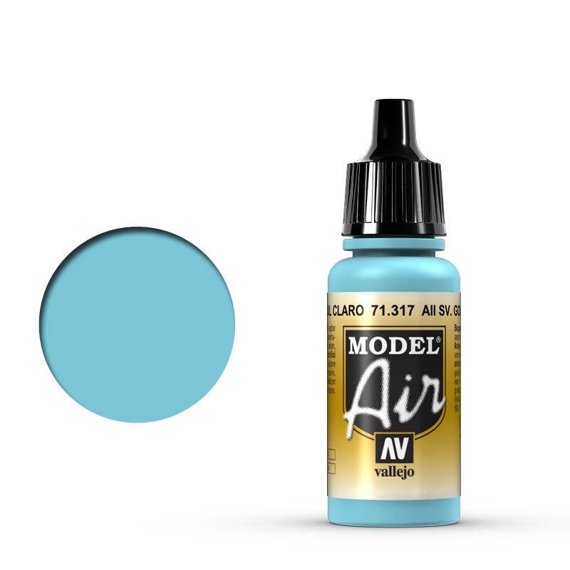 Vallejo Model Air AII Sv Gol Light Blue 17 ml Acrylic Airbrush P