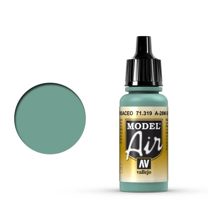 Vallejo Model Air A-28M Greyish Blue 17 ml Acrylic Airbrush Pain