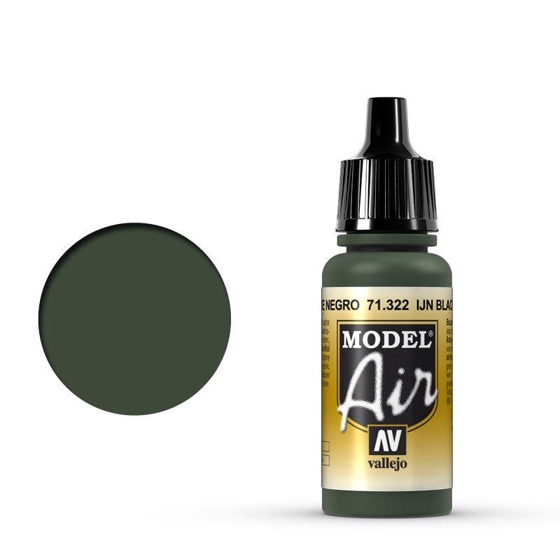 Vallejo Model Air IJN Black Green 17 ml Acrylic Airbrush Paint [