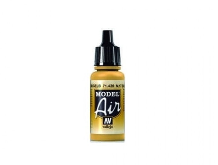 Vallejo Model Air N?17 Earth Yellow 17ml Acrylic Paint [71420]