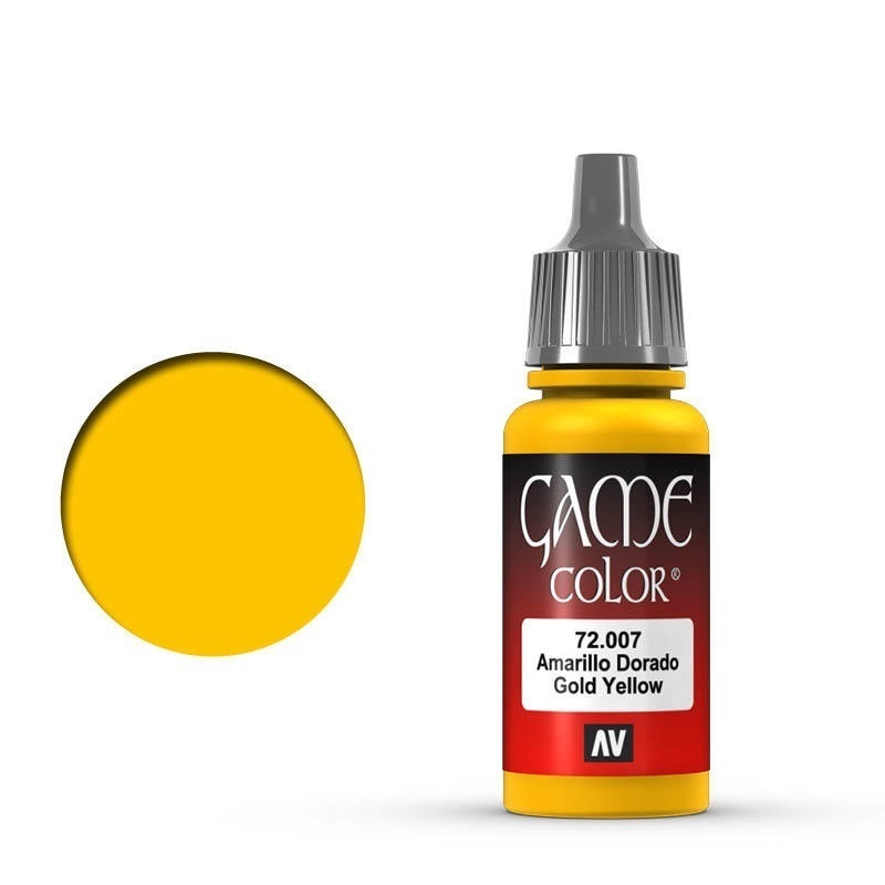 Vallejo Game Colour Gold Yellow 17 ml Acrylic Paint [72007] - Ol