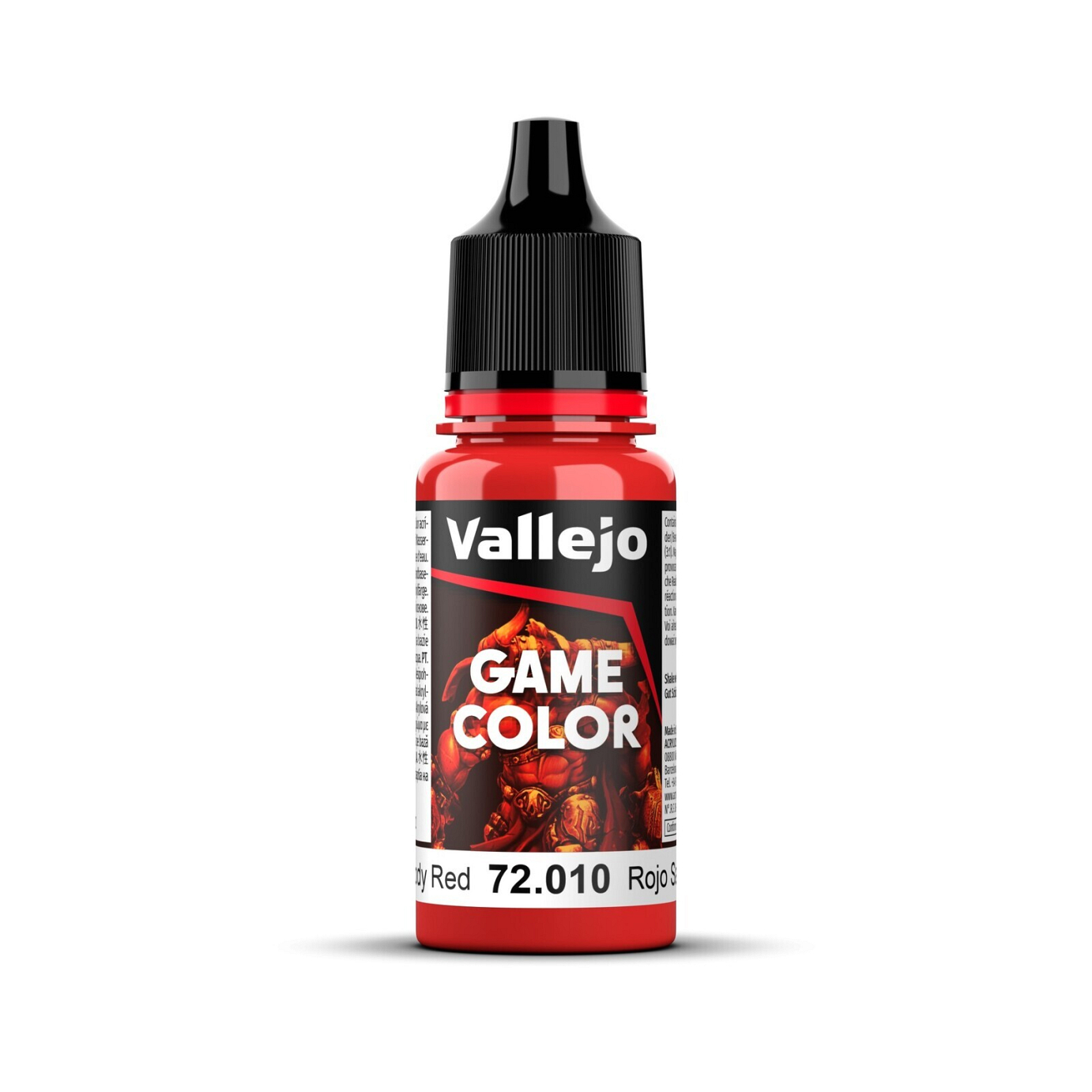 Vallejo Game Colour Bloody Red 18ml Acrylic Paint - New Formulat