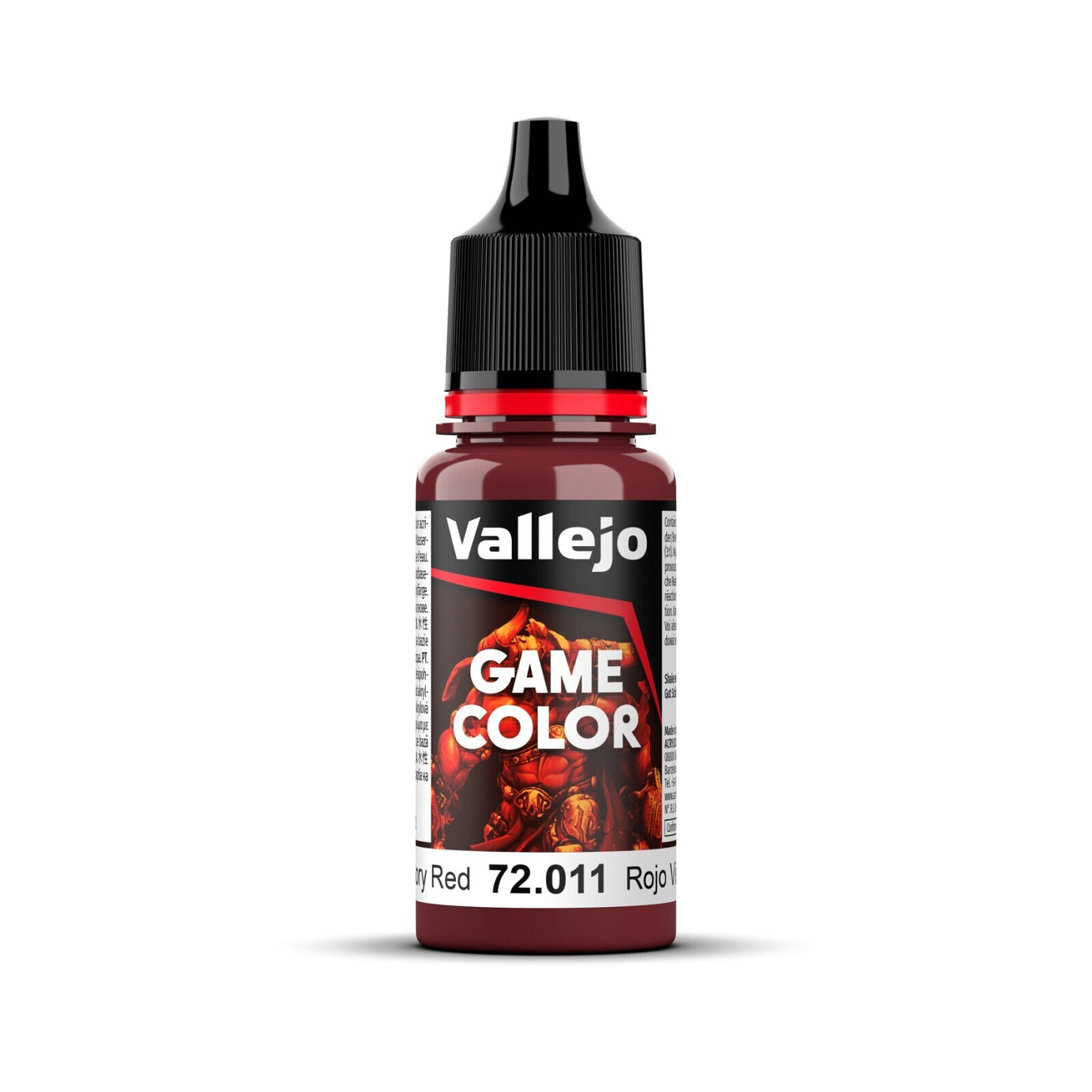 Vallejo Game Colour Gory Red 18ml Acrylic Paint - New Formulatio