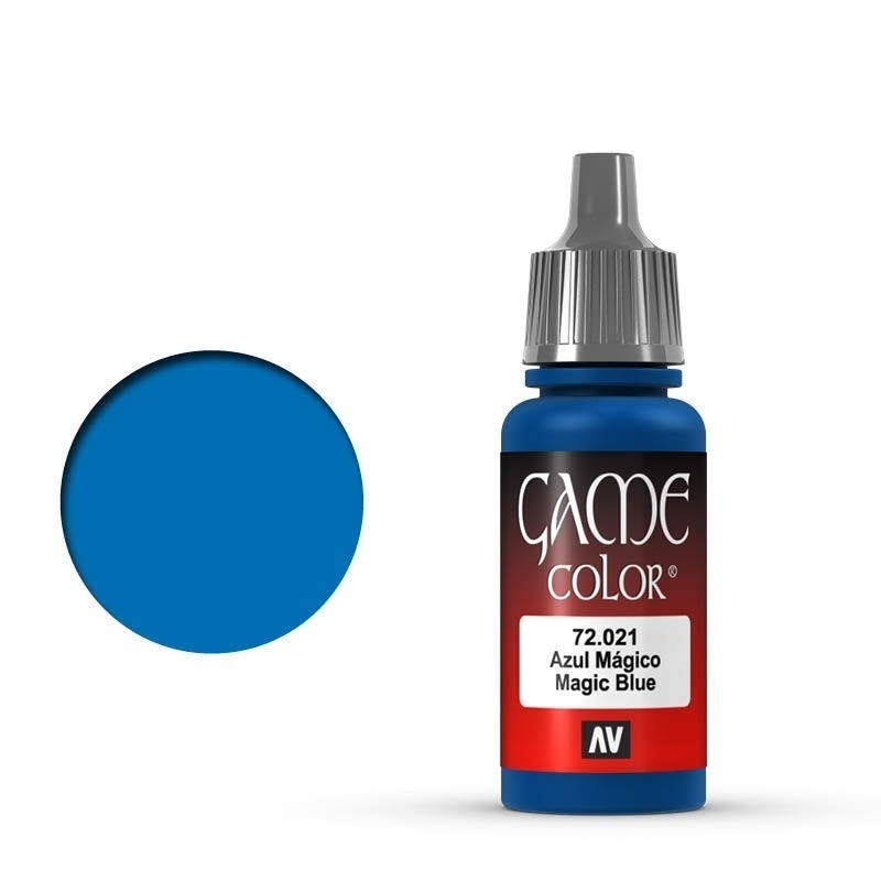 Vallejo Game Colour Magic Blue 17 ml Acrylic Paint [72021] - Old