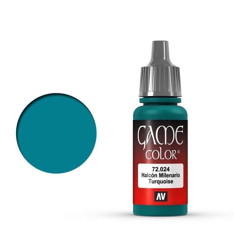 Vallejo Game Colour Falcon Turquoise 17 ml Acrylic Paint [72024]