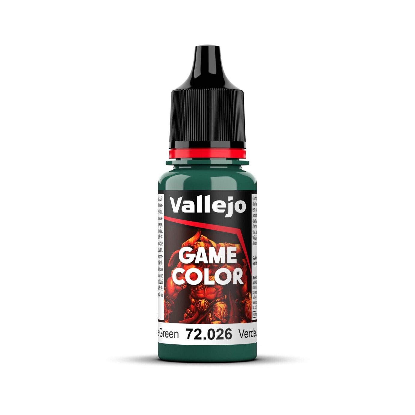 Vallejo Game Colour Jade Green 18ml Acrylic Paint - New Formulat