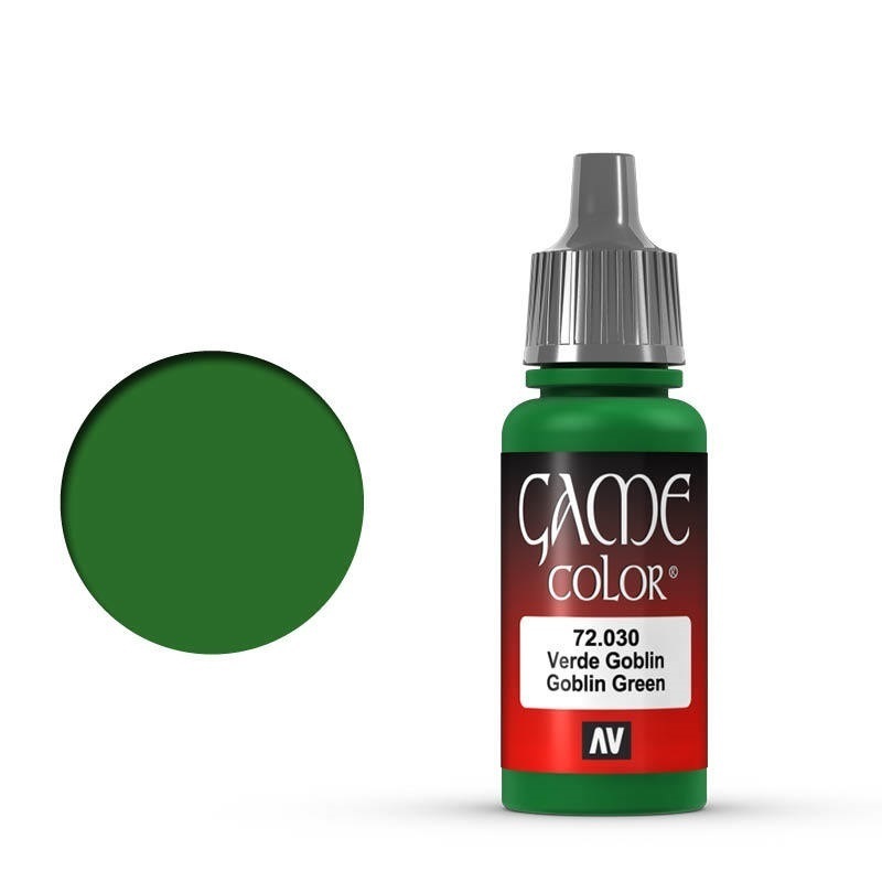 Vallejo Game Colour Goblin Green 17 ml Acrylic Paint [72030] - O