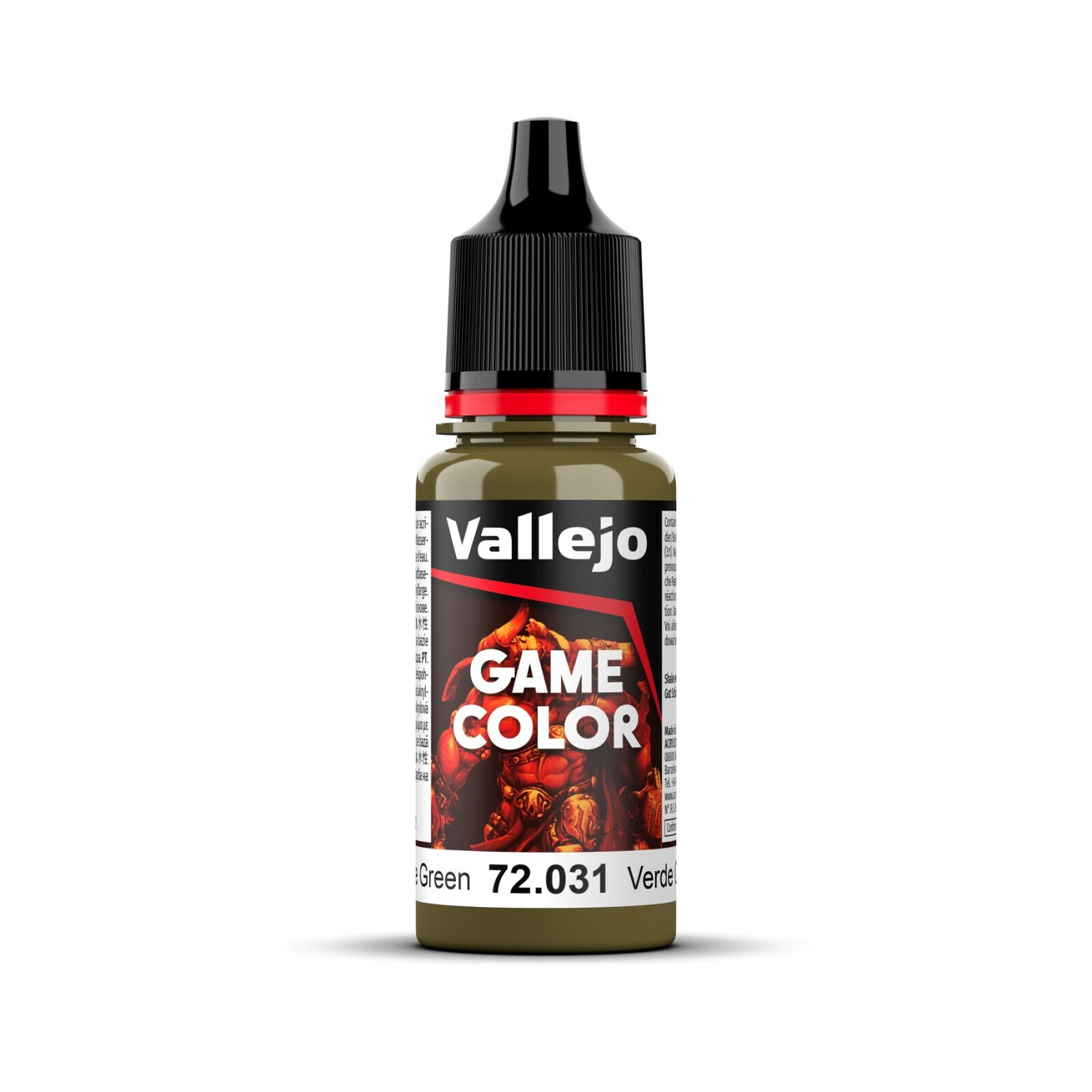 Vallejo Game Colour Camouflage Green 18ml Acrylic Paint - New Fo