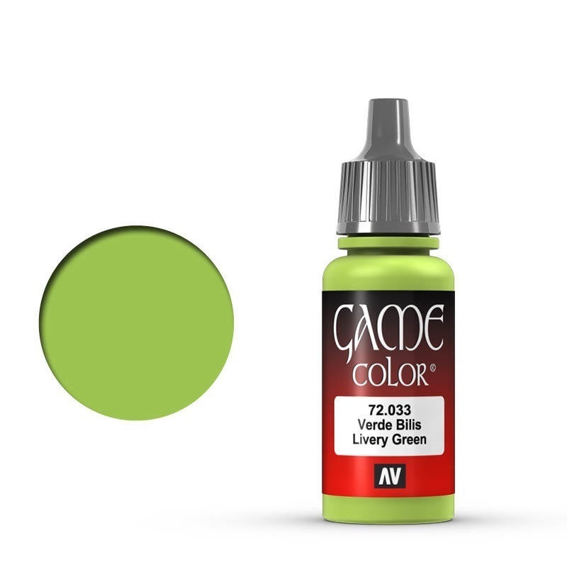 Vallejo Game Colour Livery Green 17 ml Acrylic Paint [72033] - O