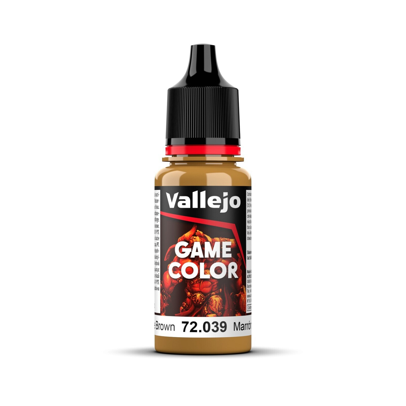 Vallejo Game Colour Plague Brown 18ml Acrylic Paint - New Formul