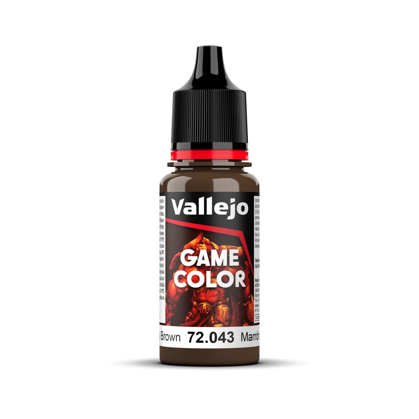 Vallejo Game Colour Beasty Brown 18ml Acrylic Paint - New Formul