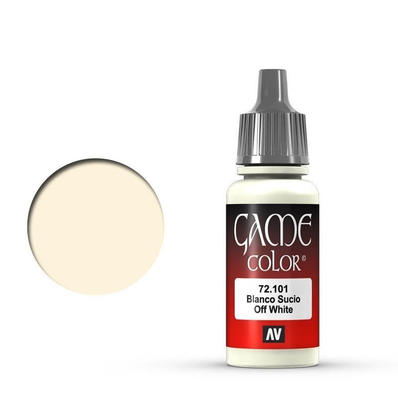 Vallejo Game Colour Off White 17 ml Acrylic Paint [72101] - Old