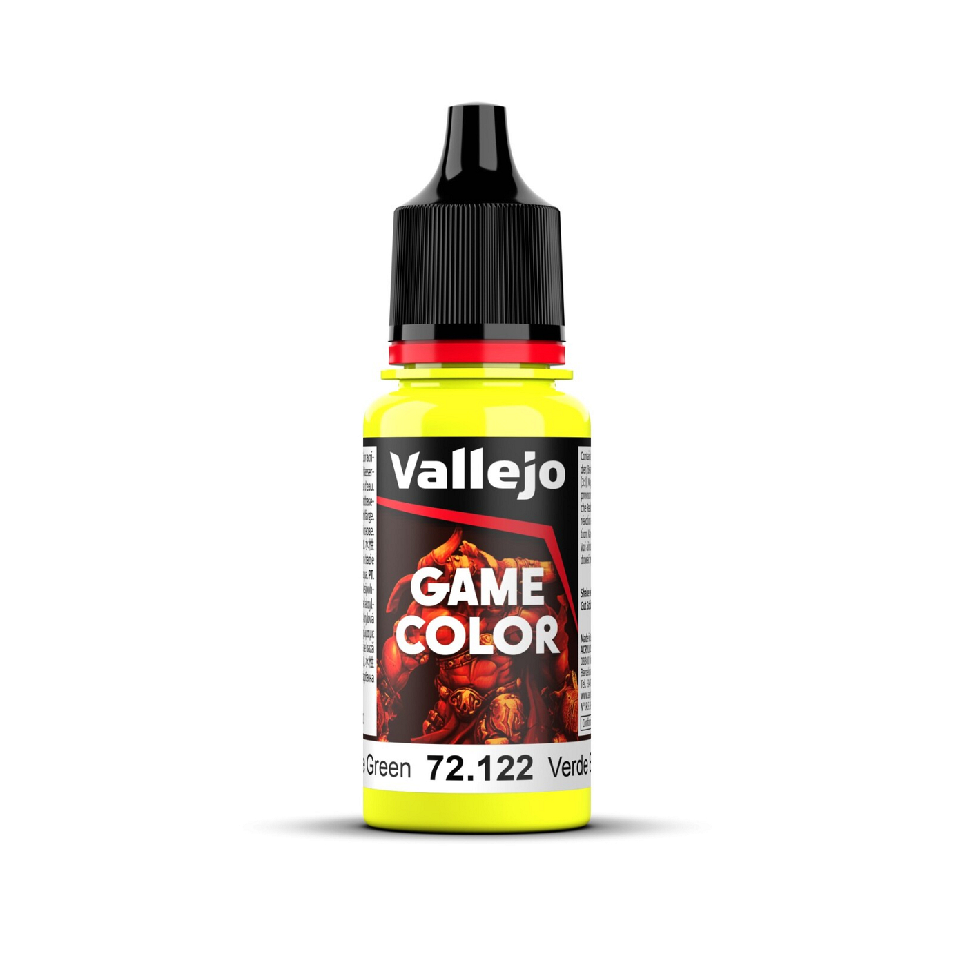 Vallejo Game Colour Bile Green 18ml Acrylic Paint - New Formulat