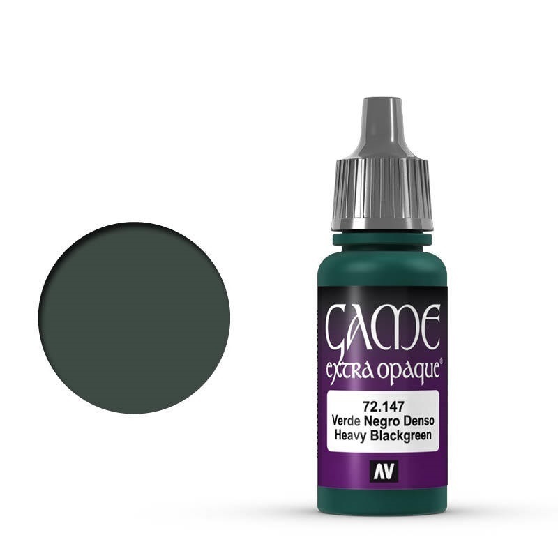 Vallejo Game Colour Extra Opaque Heavy Blackgreen 17 ml Acrylic