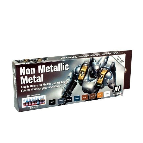 Vallejo Game Colour Non Metallic Metal Special Set Acrylic Paint