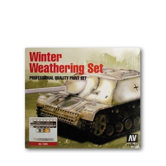 Vallejo Model Colour Winter Weathering Set + Instructions Box Se