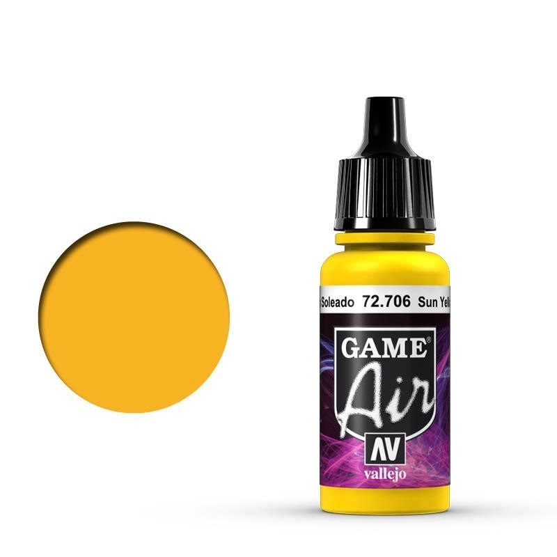 Vallejo Game Air Sunblast Yellow 17 ml Acrylic Airbrush Paint [7