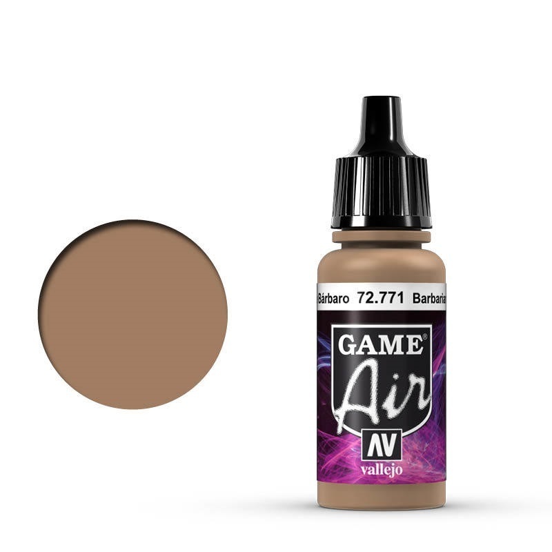 Vallejo Game Air Barbarian Flesh 17 ml Acrylic Airbrush Paint [7