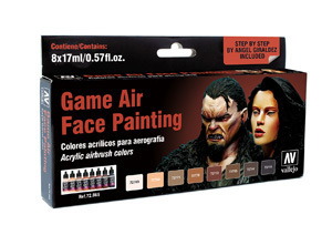 Vallejo Game Air Special Set Face Painting (by Angel Giraldez) 8