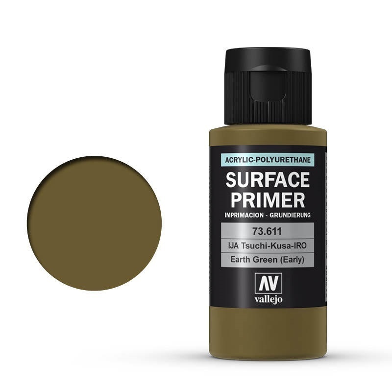 Vallejo Surface Primer IJA-Tsuchi-Kusa-IRO Earth Green (early) 6