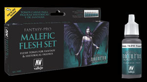 Vallejo Malefic Flesh Set 8 Colour Set [74102]