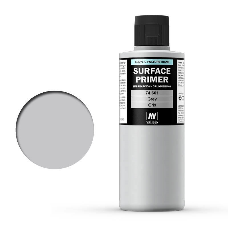 Vallejo Surface Primer Colour Grey 200 ml [74601]