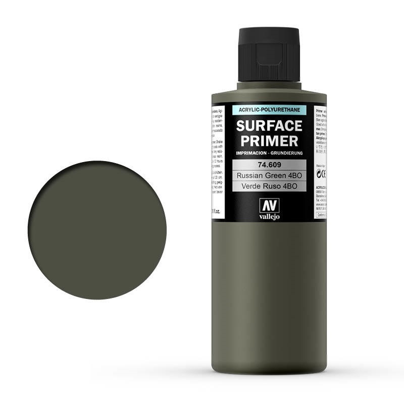 Vallejo Surface Primer Colour Russian Green 4BO 200 ml [74609]