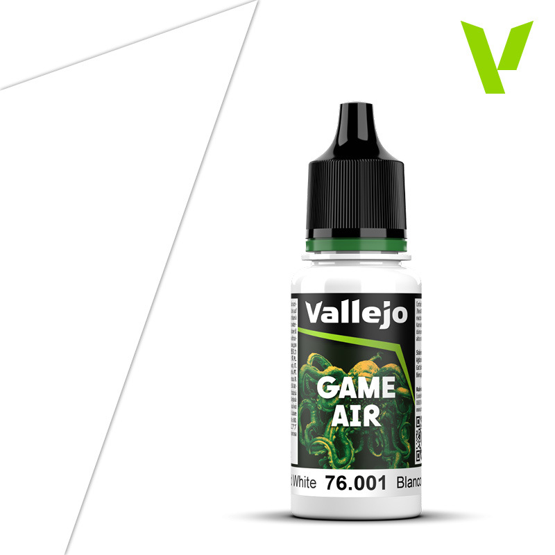 Vallejo Game Air Dead White 18 ml Acrylic Paint - New Formulatio