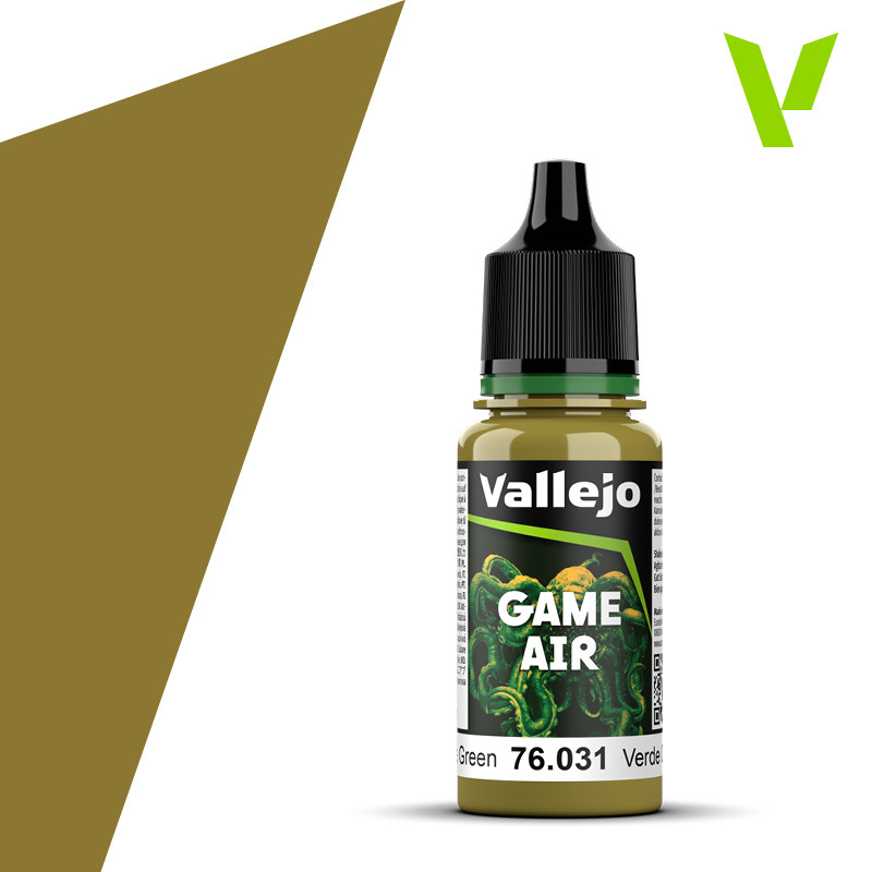 Vallejo Game Air Camouflage Green 18 ml Acrylic Paint - New Form