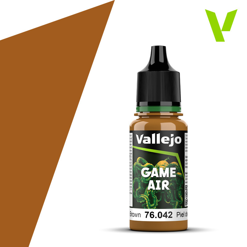 Vallejo Game Air Parasite Brown 18 ml Acrylic Paint - New Formul