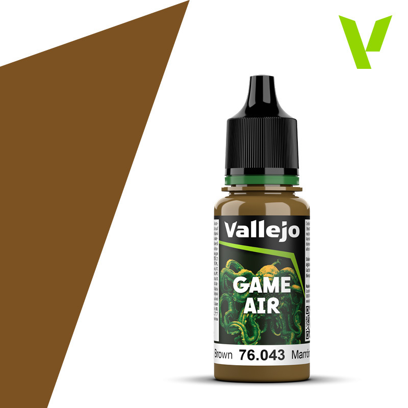 Vallejo Game Air Beasty Brown 18 ml Acrylic Paint - New Formulat