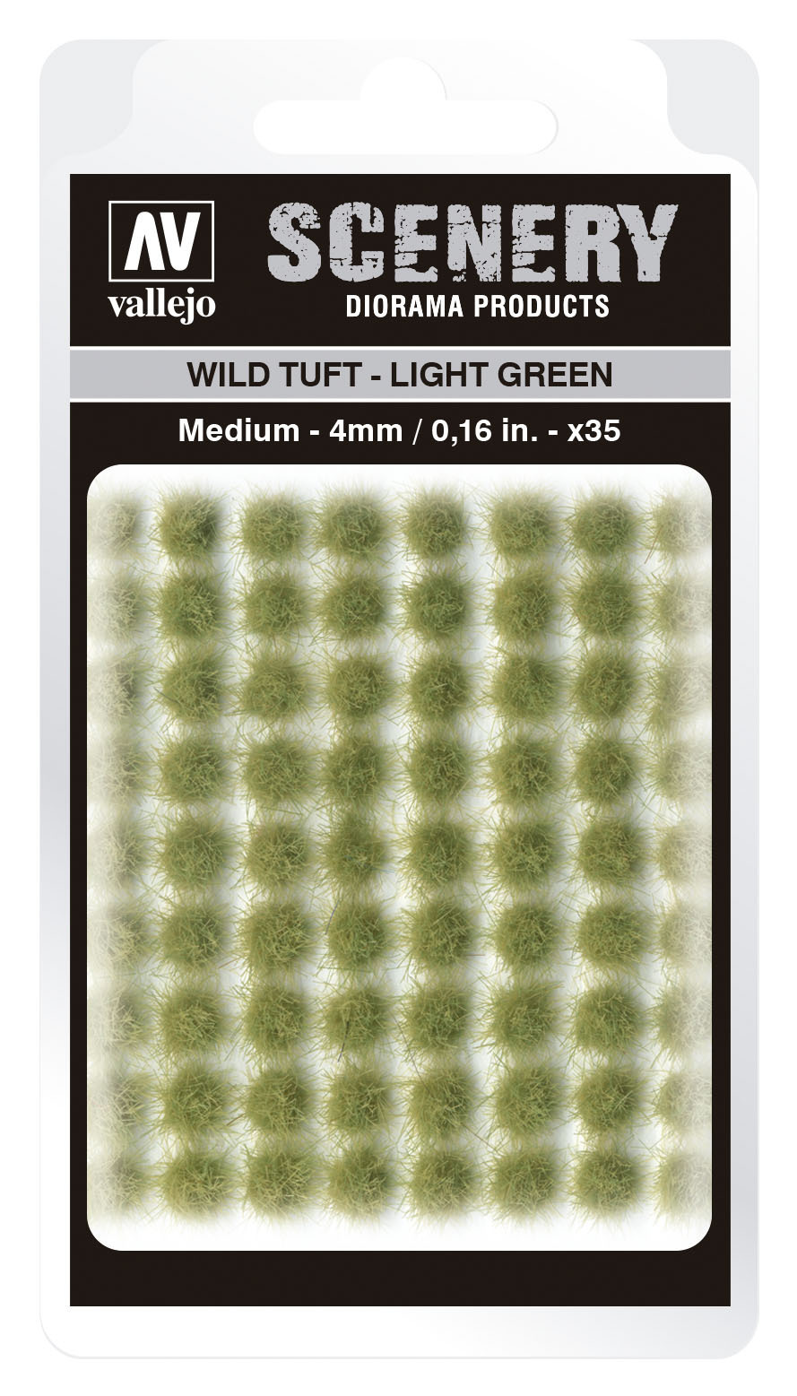 Vallejo 4mm Wild Tuft - Light Green Diorama Accessory [SC407]