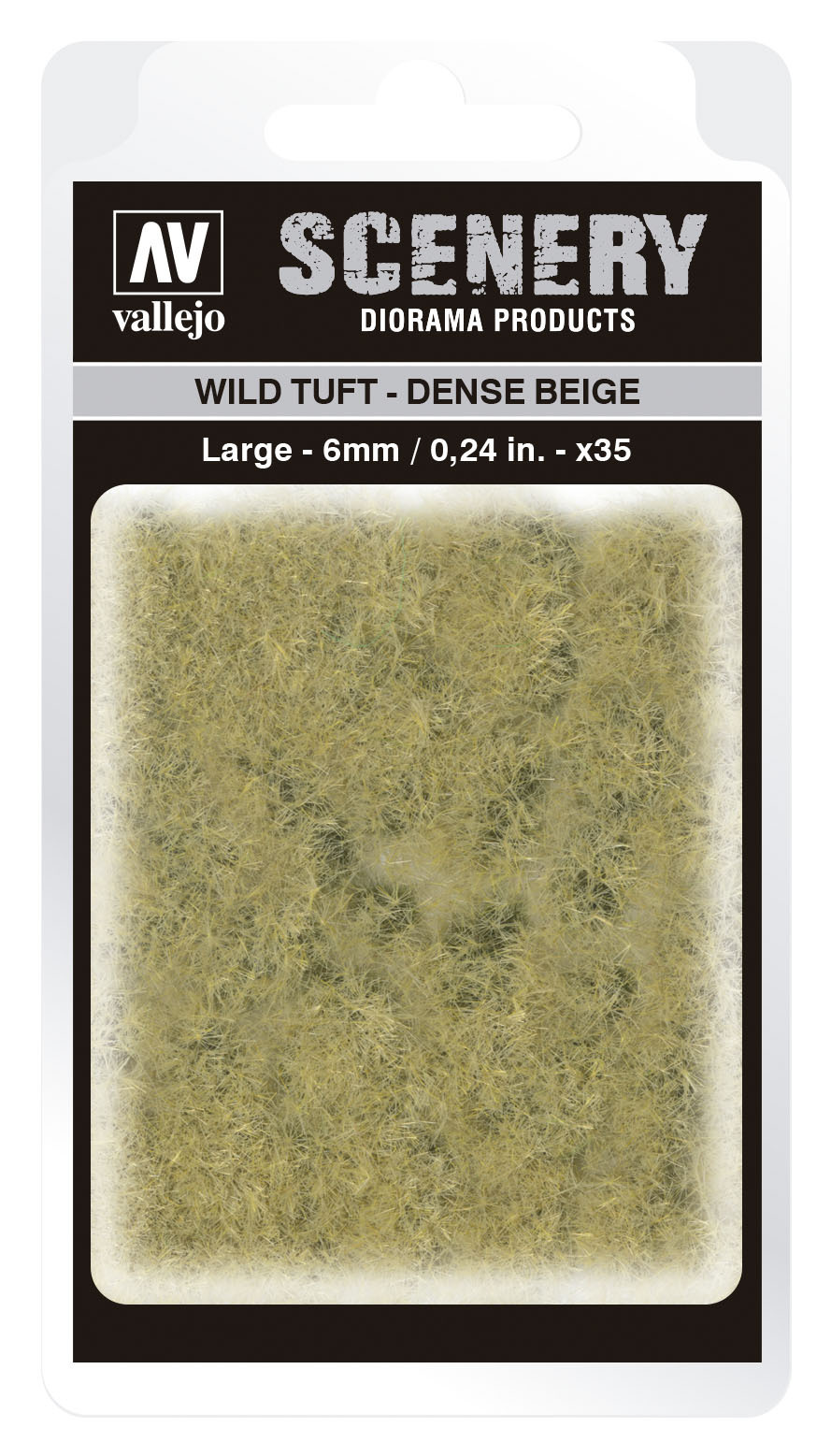 Vallejo 6mm Wild Tuft - Dense Beige Diorama Accessory [SC412]