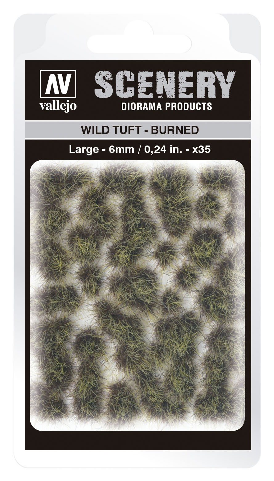 Vallejo 6mm Wild Tuft - Burned Diorama Accessory [SC414]