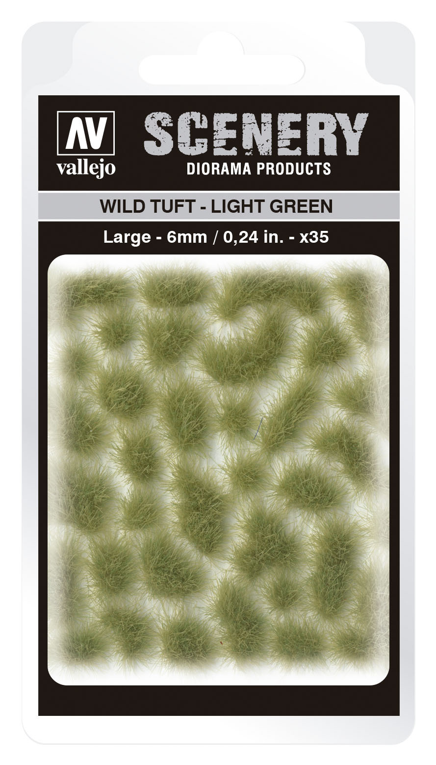 Vallejo 6mm Wild Tuft - Light Green Diorama Accessory [SC417]