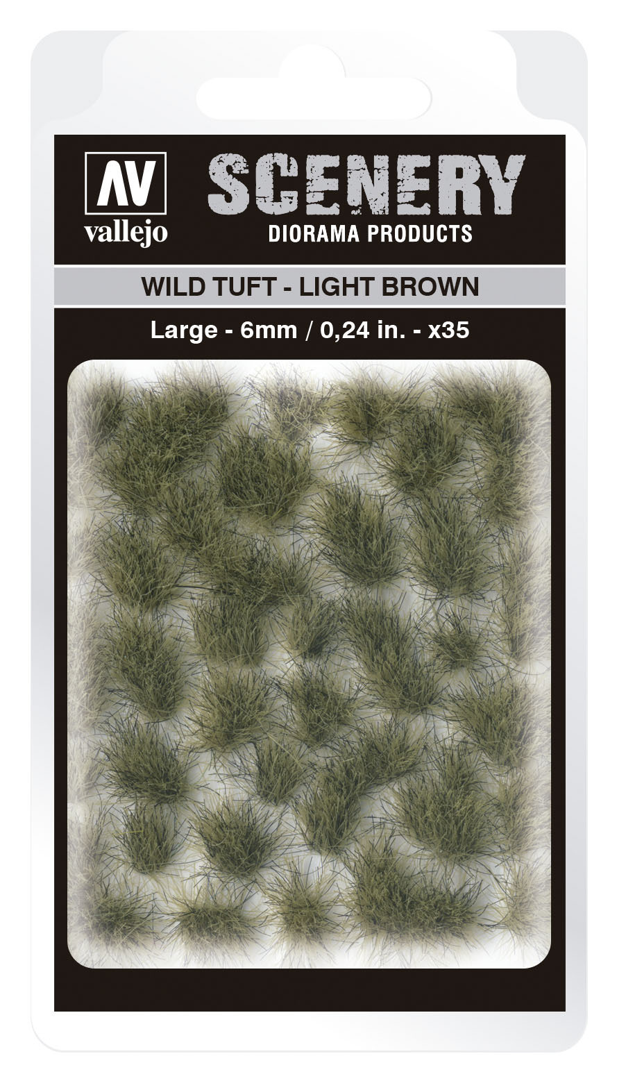 Vallejo 6mm Wild Tuft - Light Brown Diorama Accessory [SC418]