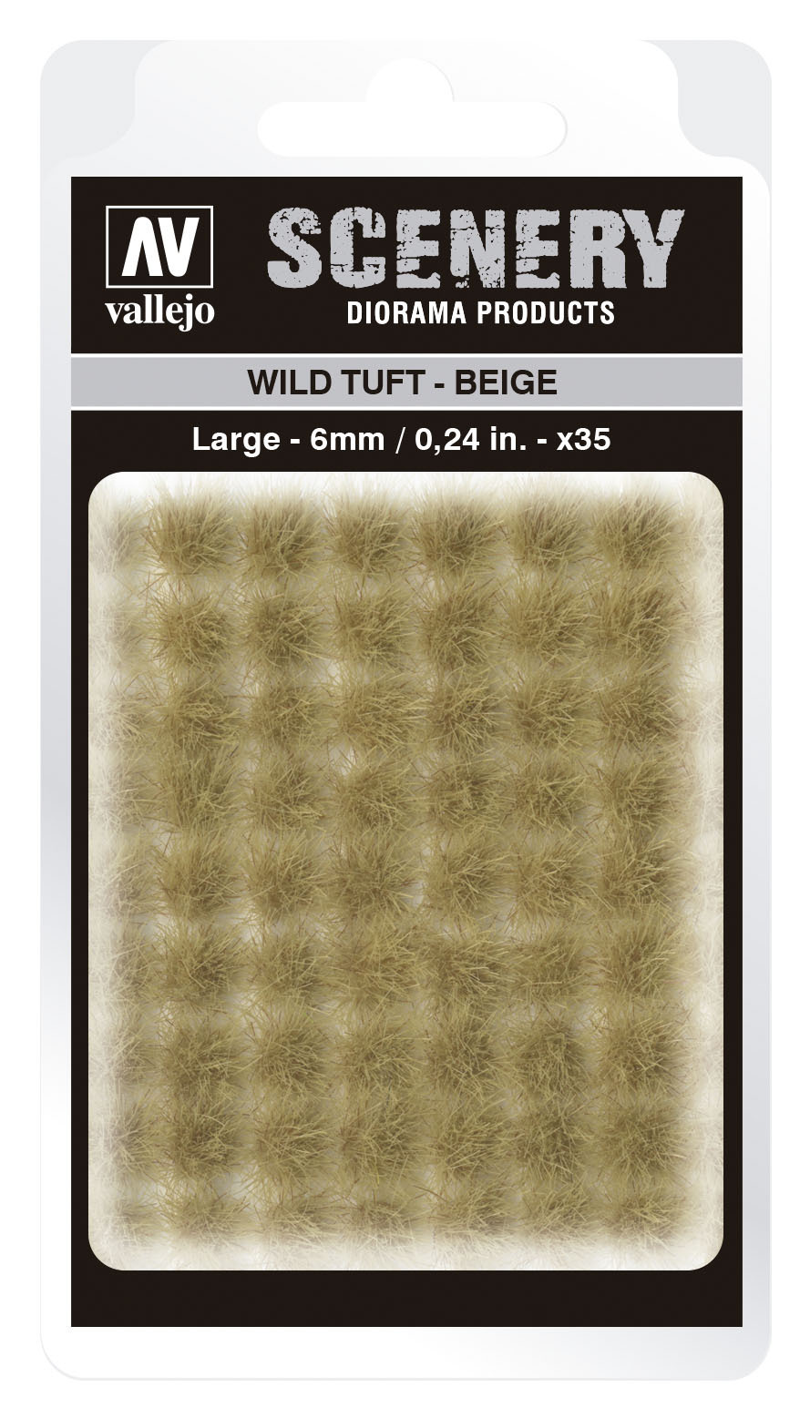 Vallejo 6mm Wild Tuft - Beige Diorama Accessory [SC420]