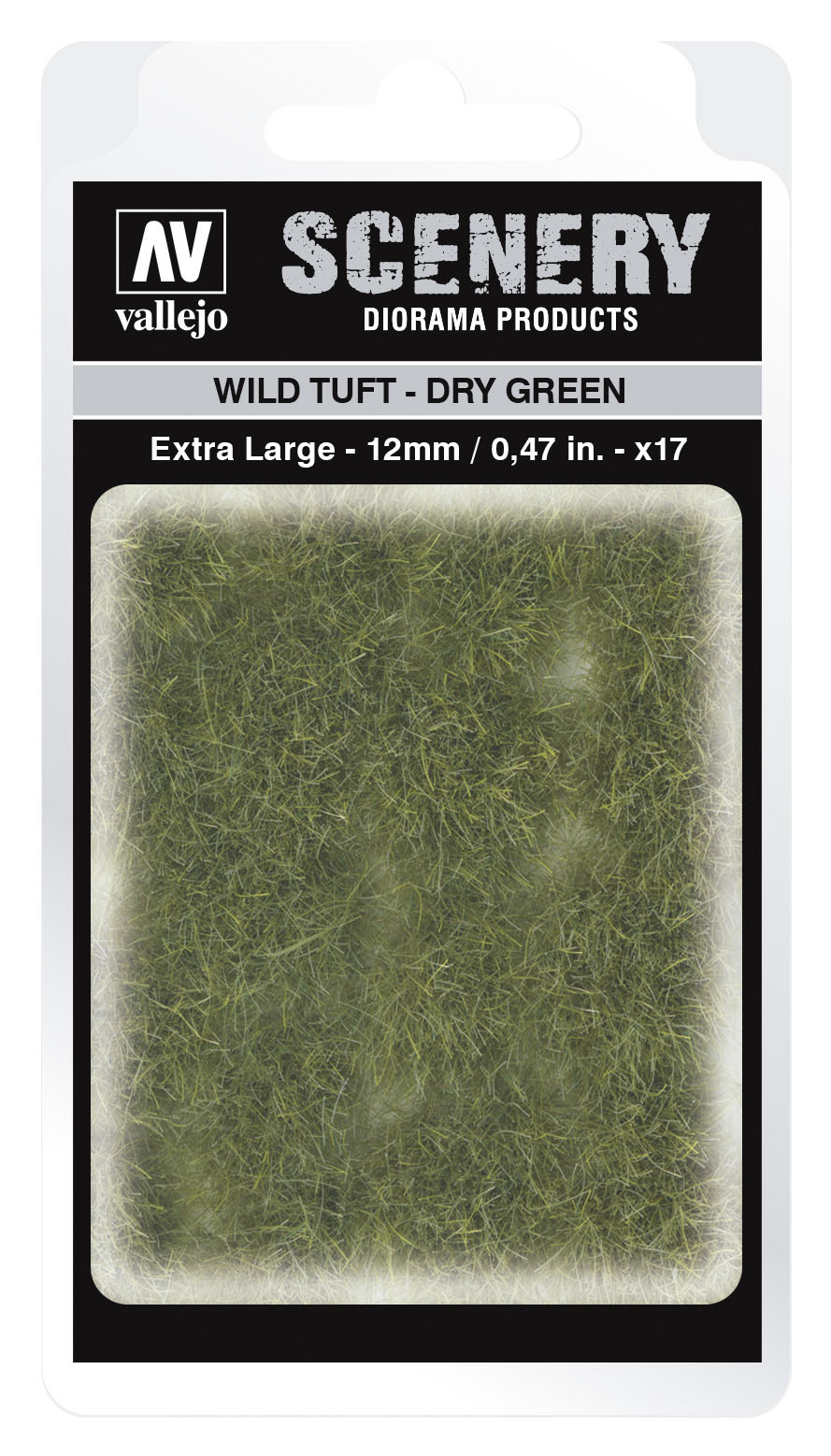 Vallejo 12mm Wild Tuft - Dry Green Diorama Accessory [SC424]