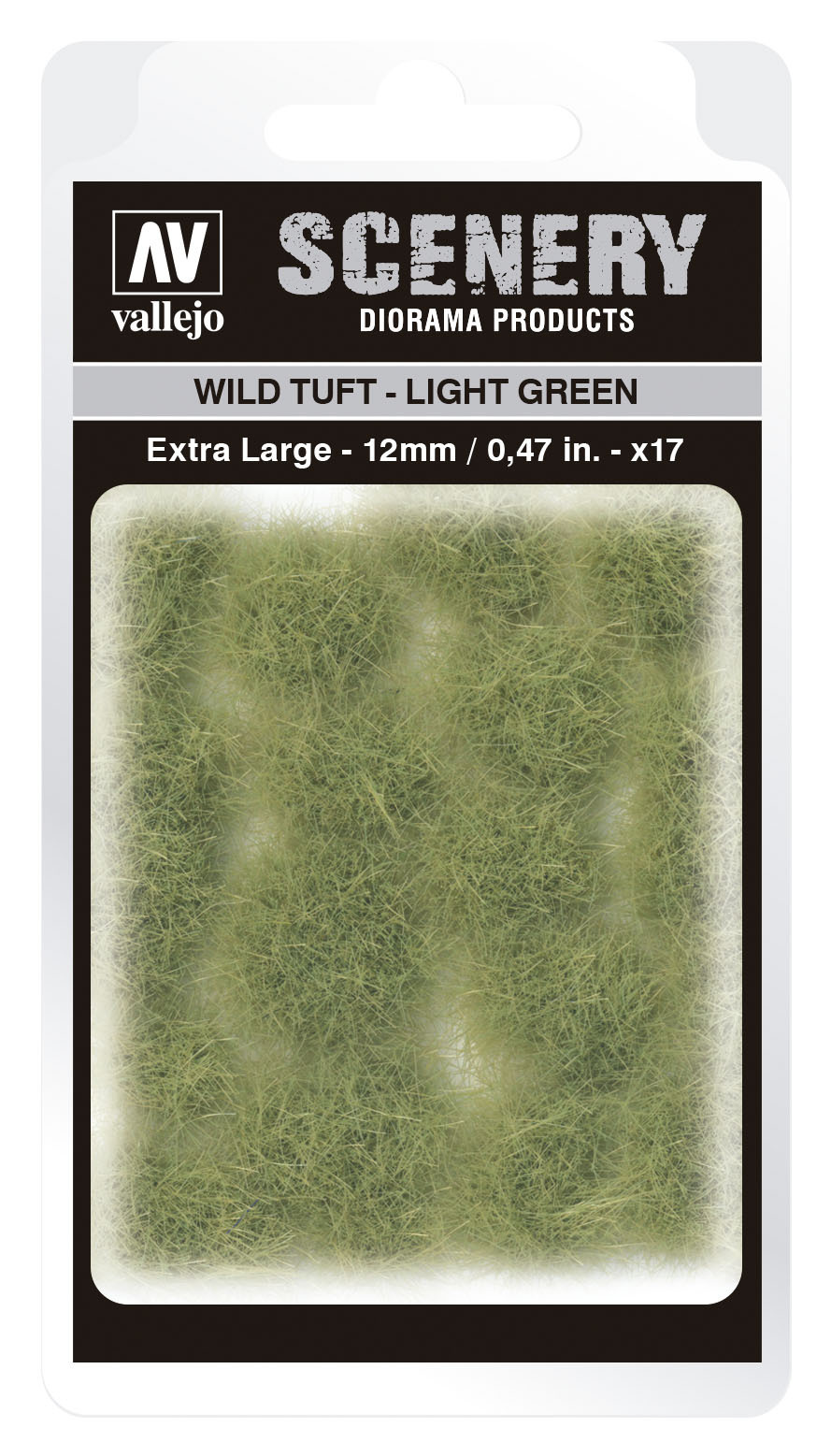 Vallejo 12mm Wild Tuft - Light Green Diorama Accessory [SC426]