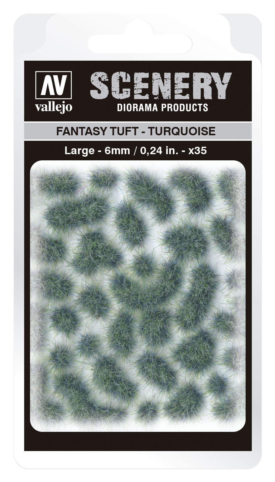 Vallejo 6mm Fantasy Tuft - Turquoise Diorama Accessory [SC432]