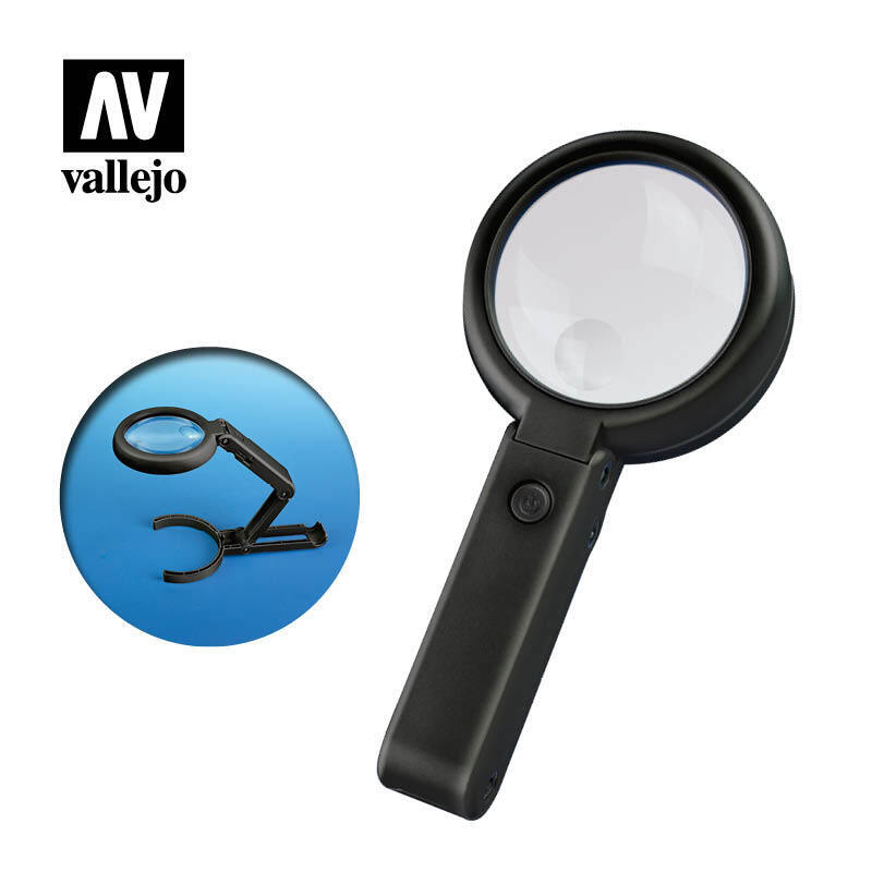 Vallejo Lightcraft Foldable Led Magnifier (with inbult stand) [T