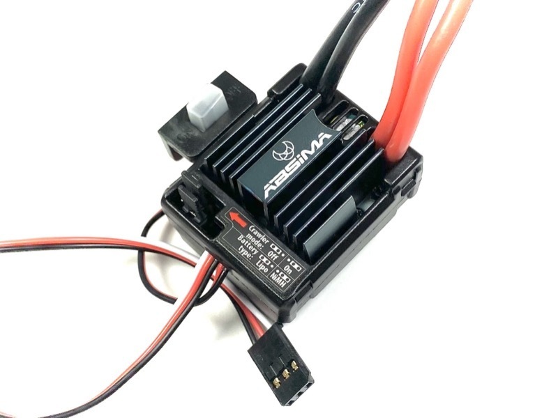 Absima 1:10 Brushed V2 Standard & Crawler ESC 80A waterproof