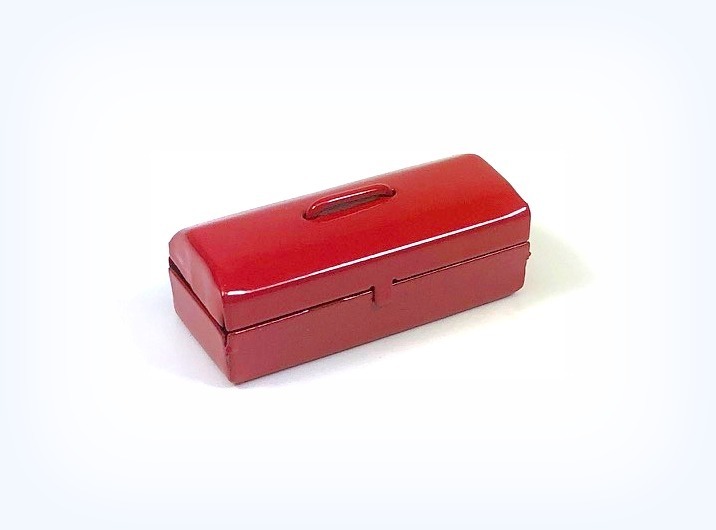 Absima 1/10 Metal Tool Box - red