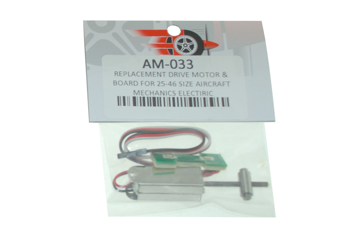 REPLACEMENT DRIVE MOTOR & BOARD FOR 25-46 SIZE AIRCRAFT MECHANIC