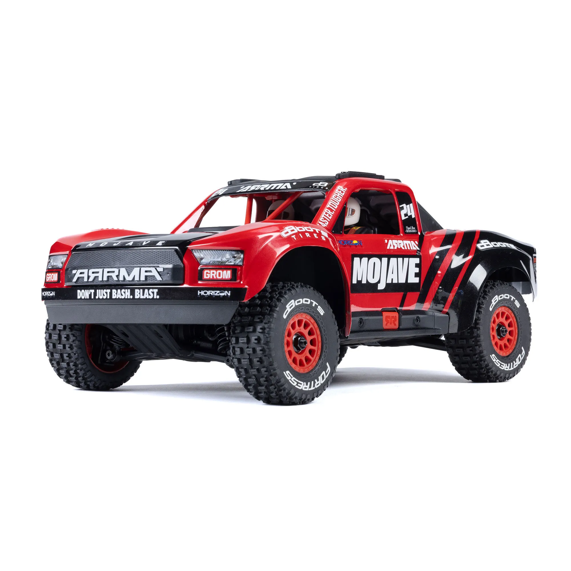 Arrma Mojave Grom 1/18 4x4 Desert Truck RTR, Red/Black, ARA2104T1