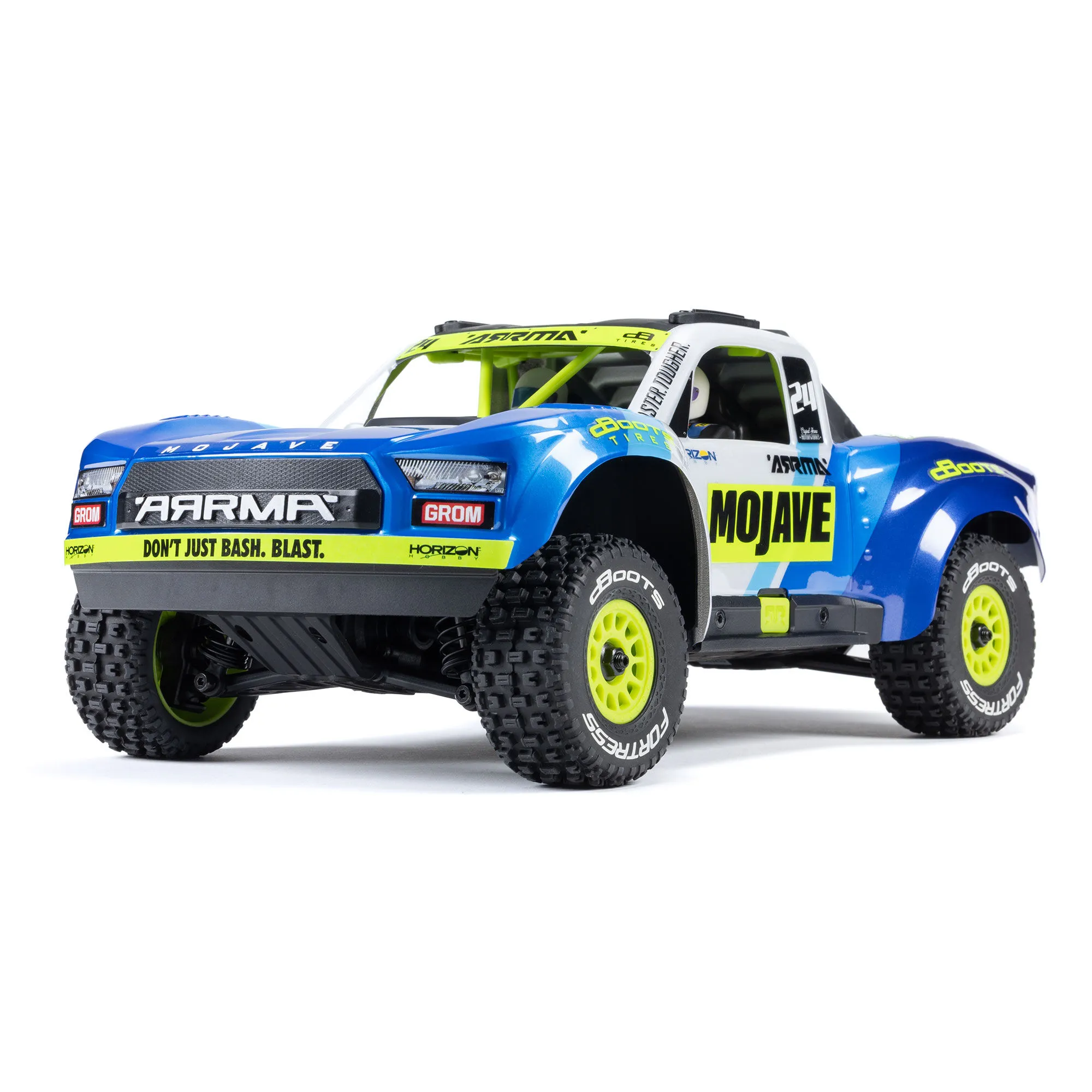 Arrma Mojave Grom 1/18 4x4 Desert Truck RTR, Blue/White, ARA2104T2