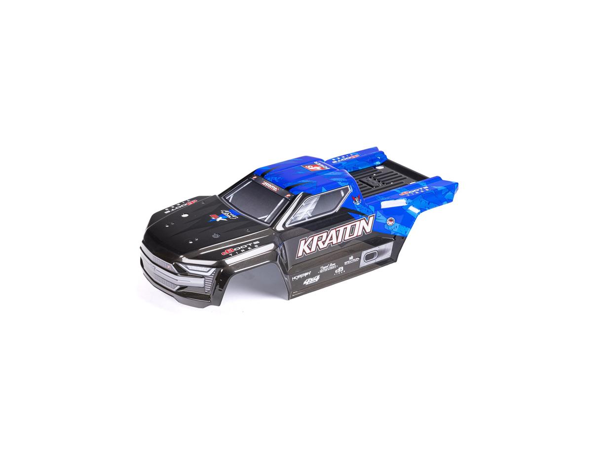 Arrma Kraton 4x4 4S BLx Painted Body in Black/Blue