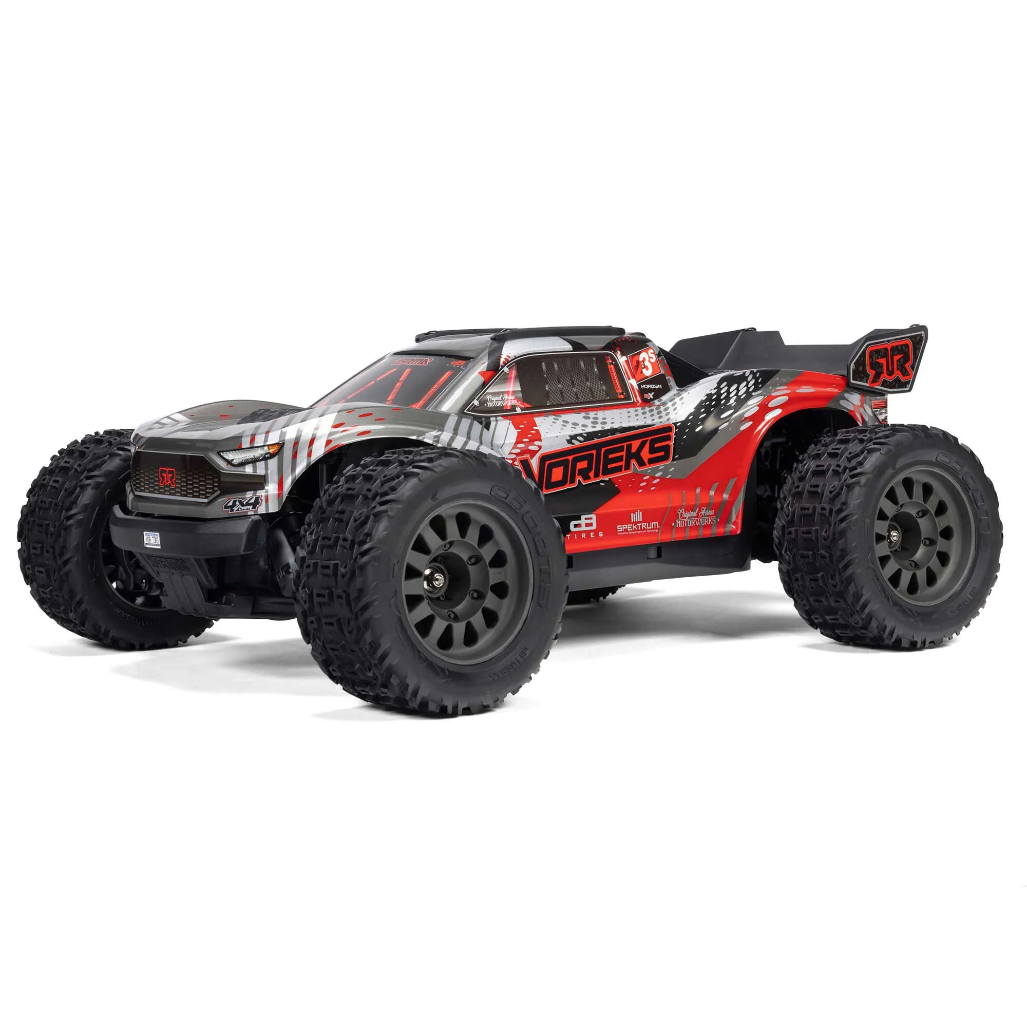 Arrma Vorteks V4 4X4 223S BLX Stadium Truck, RTR, Red