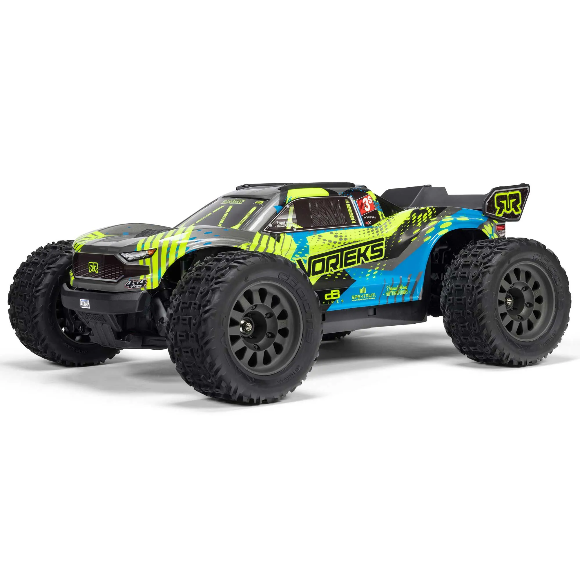 Arrma Vorteks V4 4X4 223S BLX Stadium Truck, RTR, Teal